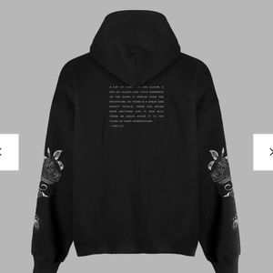 BLVCK Paris Roses Sweatshirt size XS